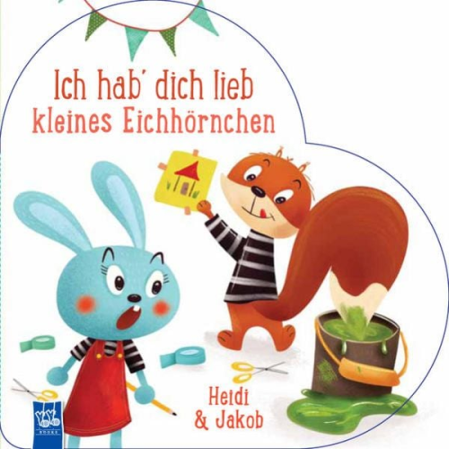 Ich hab`dich lieb kleines Eichhörnchen Heidi und Jakob