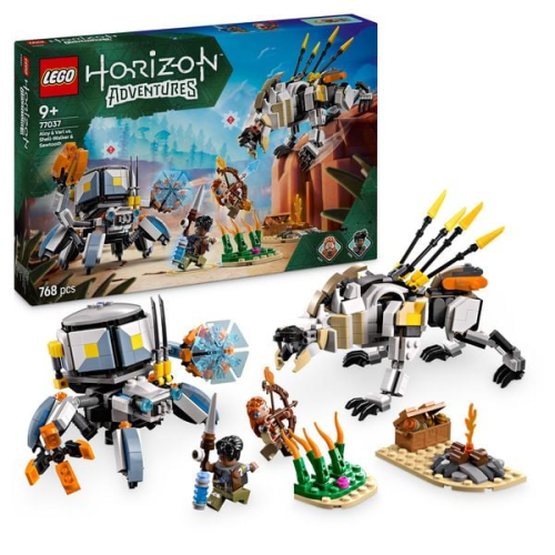 LEGO Horizon Adventures Aloy und Varl vs. Panzerwanderer und Sägezahn 77037