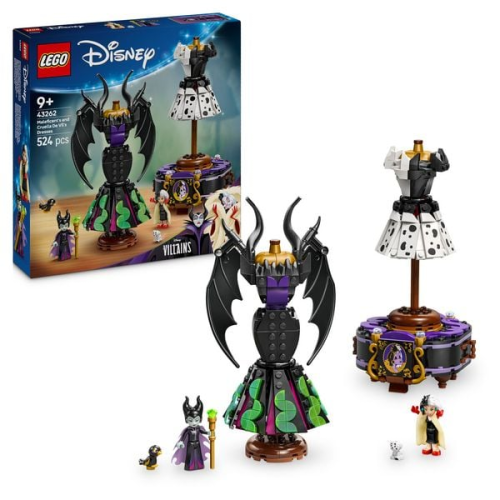 LEGO ǀ Disney Bösewichte Die Kleider von Malefiz und Cruella De Vil 43262