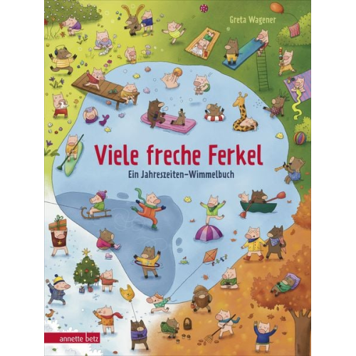 Greta Wagener - Viele freche Ferkel - Ein Pappbilderbuch voller niedlicher Haus- und Wildschweinchen