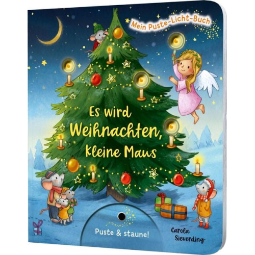 Christina Nömer - Mein Puste-Licht-Buch: Es wird Weihnachten, kleine Maus