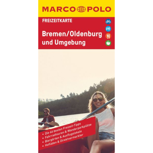 MARCO POLO Freizeitkarte Bremen, Oldenburg und Umgebung 1:100 000