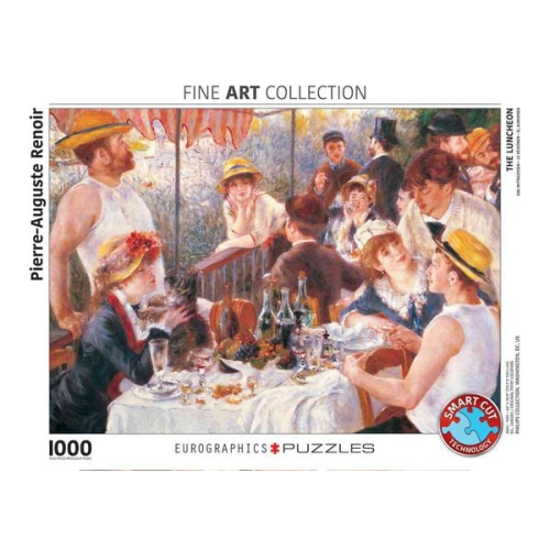 Eurographics 6000-2031 - Das Frühstück der Ruderer von Auguste Renoir , Puzzle, 1.000 Teile