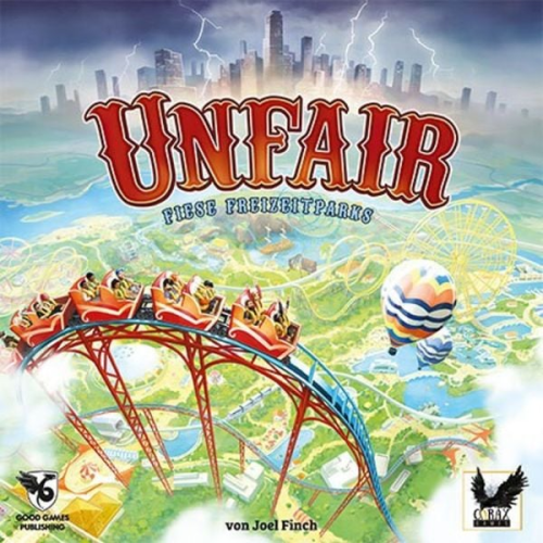 Corax Games 1027905 - Unfair Fiese Freizeitparks, Aufbauspiel