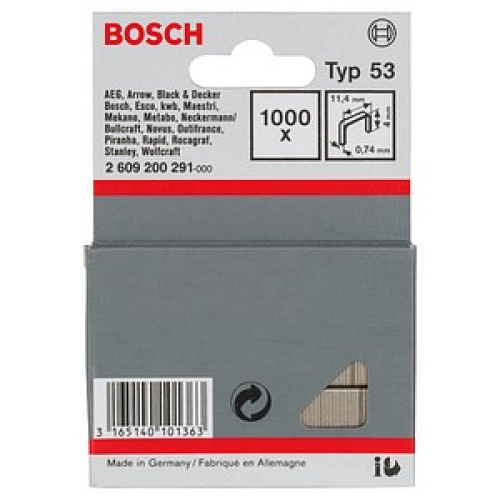 AKTION: 1.000 BOSCH Tackerklammern Typ 53 4 mm mit Prämie nach Registrierung