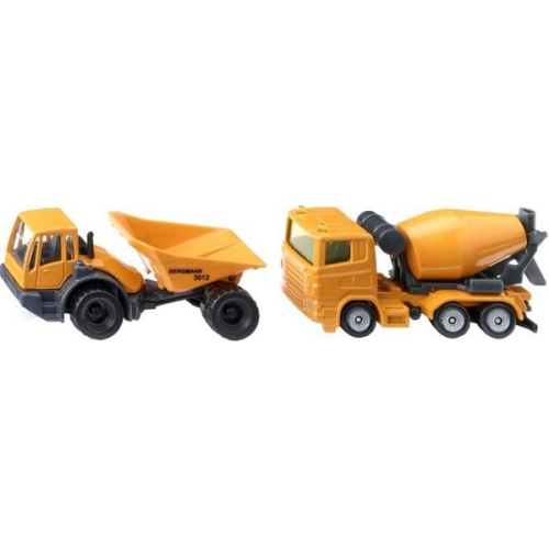 SIKU 1692 - Baustellen Set, Dumper und Betonmischer