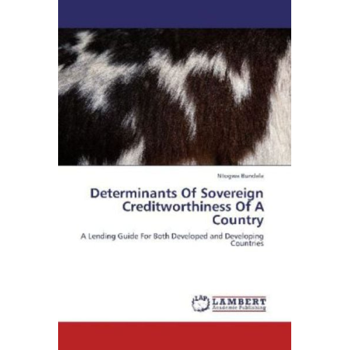 Ntogwa Bundala - Bundala, N: Determinants Of Sovereign Creditworthiness Of A