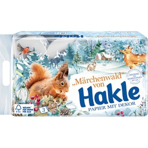 Hakle Toilettenpapier Märchenwald 3-lagig, 16 Rollen