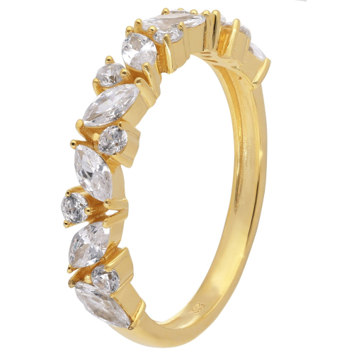 trendor 68374 Damenring Gelbgold 333 Zirkonia Ring