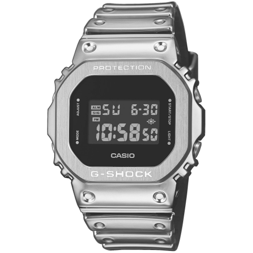 Casio GM-5600YM-8ER G-Shock G-Steel Digitaluhr Silberfarben