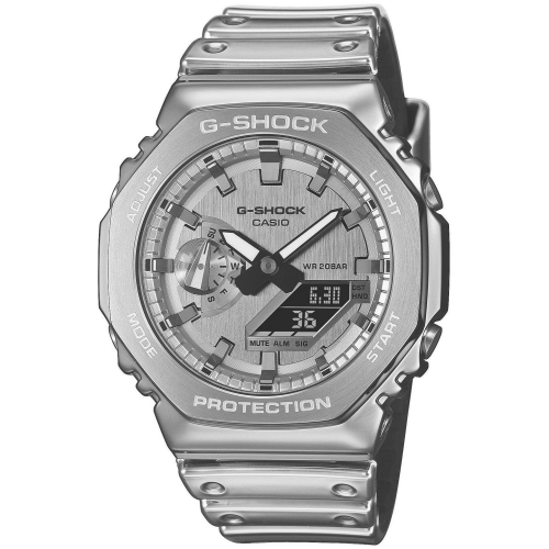 Casio GM-2100YM-8AER G-Shock G-Steel Armbanduhr Silberfarben