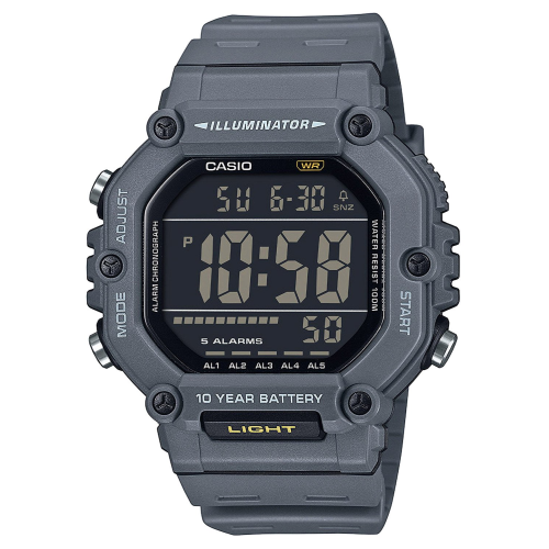 Casio AE-1600H-8BVEF Herrenarmbanduhr Digital Grau