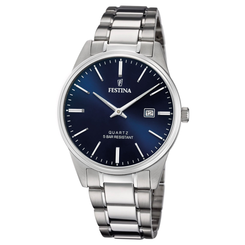 Festina F20511/3 Herren-Armbanduhr Quarz Stahl/Blau