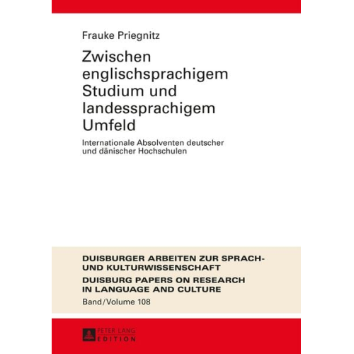 Frauke Priegnitz - Zwischen englischsprachigem Studium und landessprachigem Umfeld