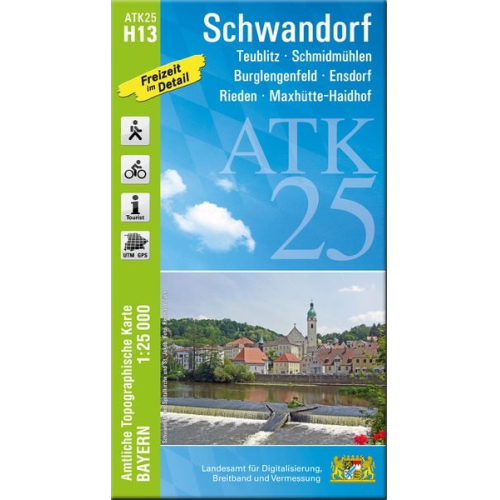 ATK25-H13 Schwandorf (Amtliche Topographische Karte 1:25000)