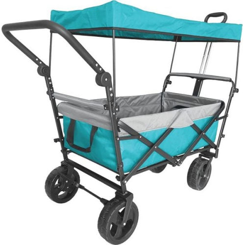 Outdoor active Bollerwagen ''Petrol'' mit Dach, faltbar