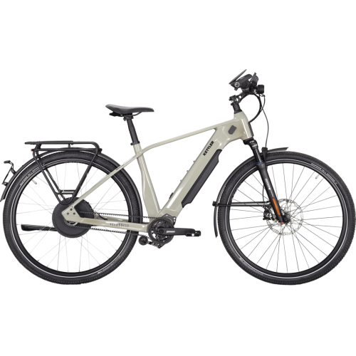 KETTLER Alu-Rad VELOSSI 3.0 (960 Wh), 9 Gang Nabenschaltung, Herrenfahrrad, Diamant, Modell 2024, 28 Zoll 55 cm gentlemen´s grey shiny