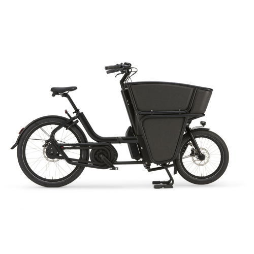 Urban Arrow Shorty Bosch Essential 500Wh Tektro Dorado P, stufenlose Nabenschaltung, Unisex, Lastenrad, Modell 2024, 20 / 26 Zoll 36 cm schwarz