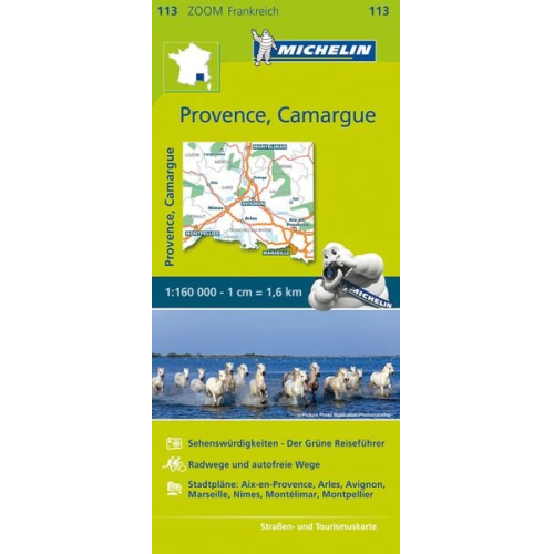 Carte zoom 113 - Provence, Camargue - Zoom Map 113