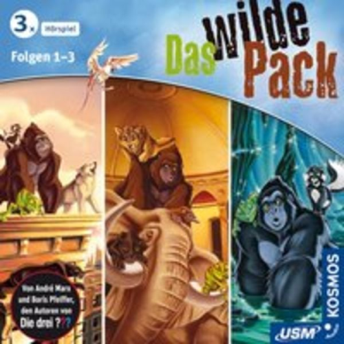 André Marx Boris Pfeiffer - Das wilde Pack Hörbox Folgen 1-3