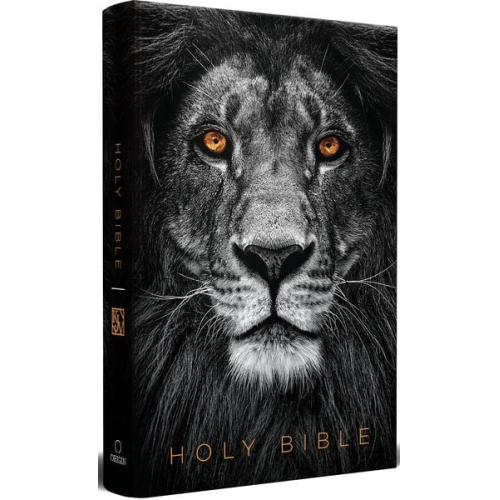 King James Version - KJV Holy Bible, Large Print, Handy Size Format, Hardcover, Lion of Judah, Ribbon Marker, and Red Letter