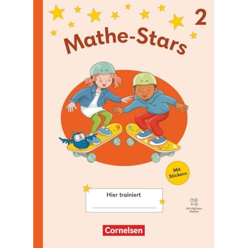 Mathe-Stars 2. Schuljahr - Regelkurs Ausgabe 2025 - Übungsheft mit Lösungen und digitalen Medien