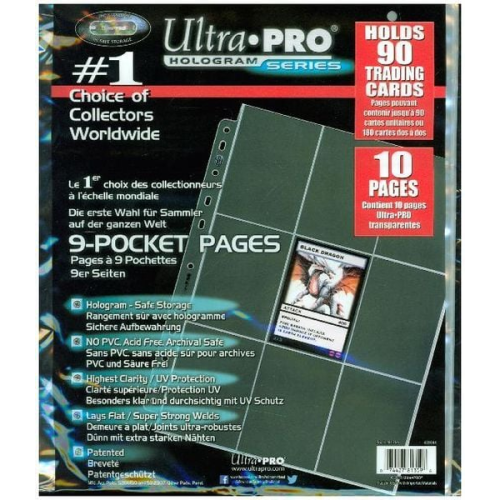 UltraPro - 9-Pocket Platinum Pages, 10