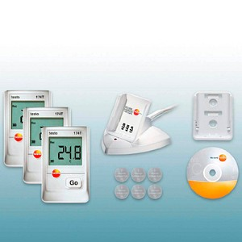 testo 174 T Starterkit Mini Temperatur-Datenlogger weiß