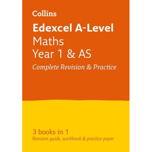 Collins A-level - Edexcel Maths a Level Year 1 (and As) All-In-One Complete Revision and Practice