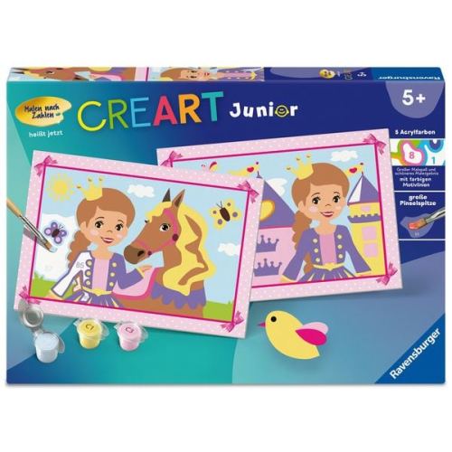 CreArt, Malen nach Zahlen Junior - Kleine Prinzessin