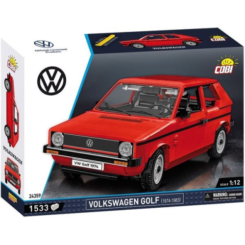 COBI Cars 24359 - Golf 1974-83, MaßStab 1:12, Bausatz 1533 Klemmbausteine