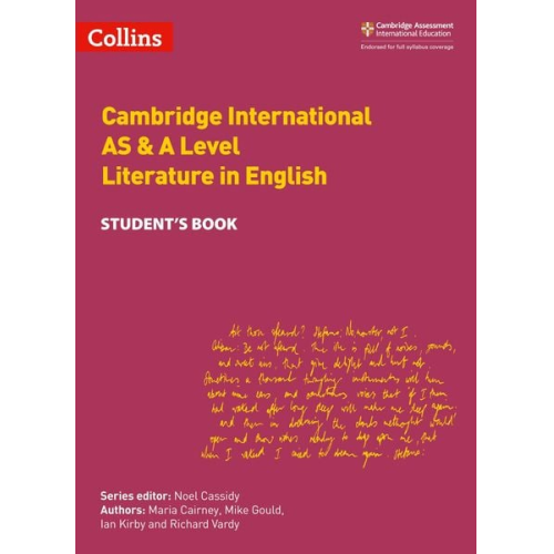 Maria Cairney Mike Gould Ian Kirby Richard Vardy - Cambridge International as & a Level Literature in English Student's Book