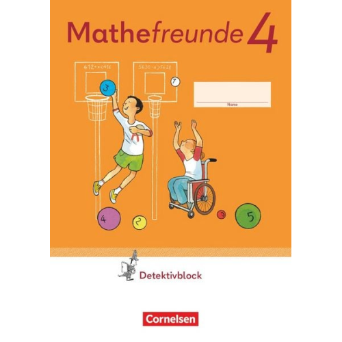 Mathefreunde 4. Schuljahr - Zu Allgemeine Ausgabe 2022 und Sachsen 2022 - Detektivblock mit Aufgaben zum Fordern