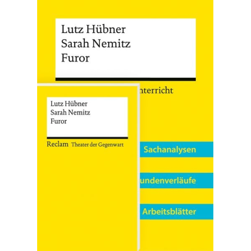 Lutz Hübner Sarah Nemitz Anke Christensen - Lehrerpaket 'Lutz Hübner / Sarah Nemitz: Furor': Textausgabe und Lehrerband