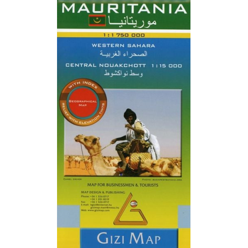 Mauritania Geographical Map 1 : 1 750 000