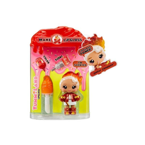 Yummiland Lip Gloss Doll Series 2- Cinnamon Spice (Amber Cinnamon)