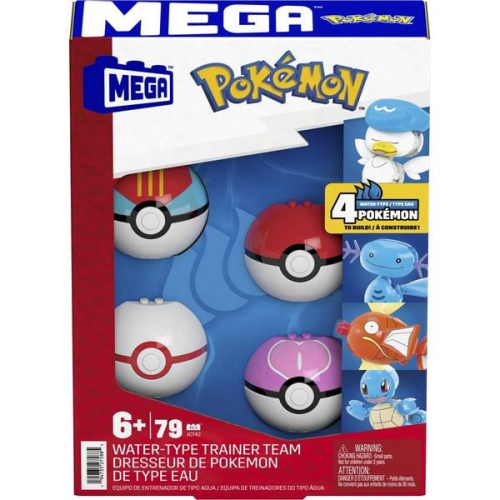 MEGA Pokémon 4 Wasser-Typ Pokémon Sets