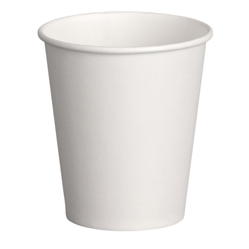 Kaffeebecher 'Coffee To Go' Pappbecher 100% plastikfrei weiß 300ml, 50 Stk.