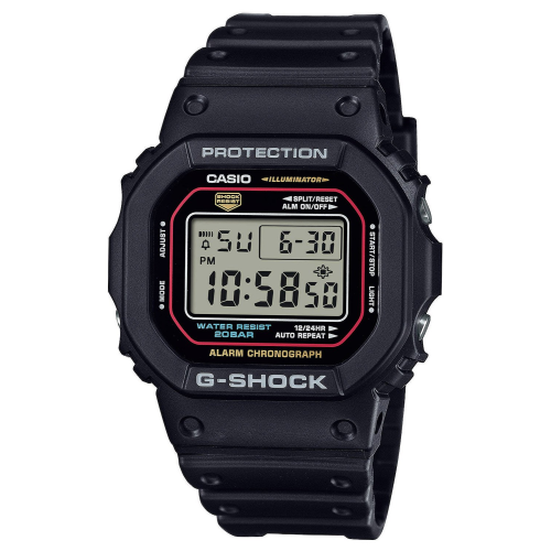 Casio DW-5600RL-1ER G-Shock Origin Digital Herrenuhr Schwarz