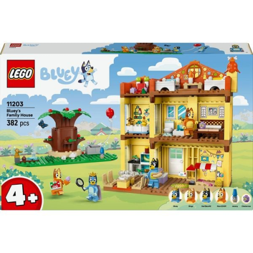 LEGO Bluey: Blueys Haus - Modulares Spielzeug für Kleinkinder - 11203