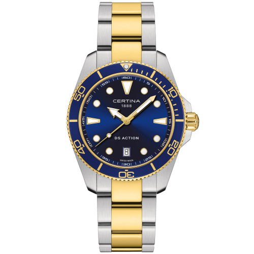 Certina C048.410.22.041.00 Armbanduhr Quarz DS Action Bicolor/Blau 30 bar