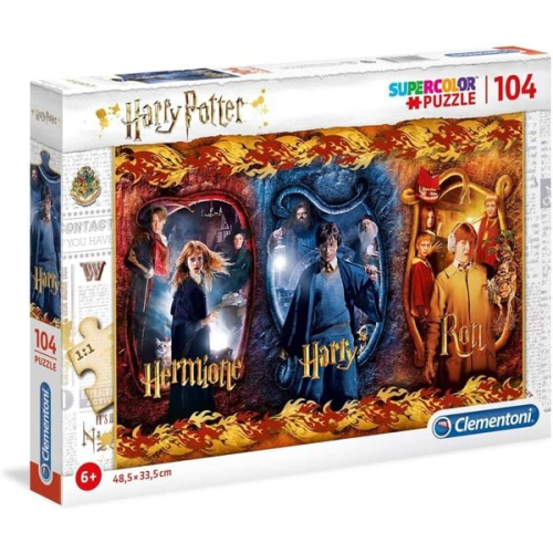 Clementoni - Supercolor Puzzle - Harry Potter, 104 Teile