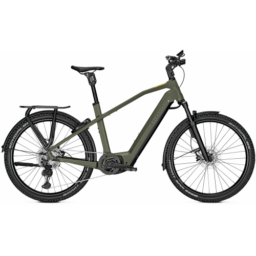 Kalkhoff ENTICE 7.B ADVANCE+ ABS (750 Wh), 11 Gang Kettenschaltung, Herrenfahrrad, Diamant, Modell 2023, 27,5 Zoll 43 cm urbangreen matt