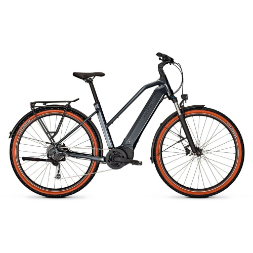 Kalkhoff ENTICE 5 SEASON (625 Wh), 9 Gang Kettenschaltung, Damenfahrrad, Trapez, Modell 2025, 29 Zoll 43 cm diamondblack glossy