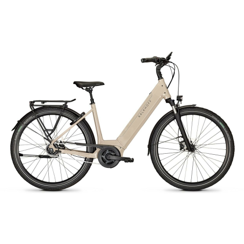 Kalkhoff IMAGE 3 ADVANCE FL (500 Wh), 5 Gang Nabenschaltung, Unisexfahrrad, Wave, Modell 2025, 28 Zoll 43 cm milkbrown glossy