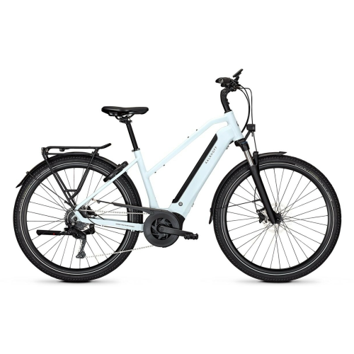 Kalkhoff ENDEAVOUR 3 MOVE (500 Wh), 9 Gang Kettenschaltung, Damenfahrrad, Trapez, Modell 2025, 28 Zoll 43 cm off-white matt