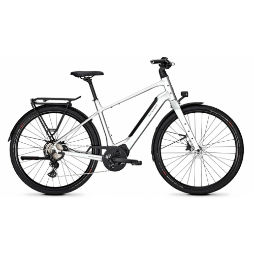 Kalkhoff ENDEAVOUR L EXCITE (400 Wh), 12 Gang Kettenschaltung, Herrenfahrrad, Diamant, Modell 2025, 29 Zoll 45 cm nepalsilver glossy