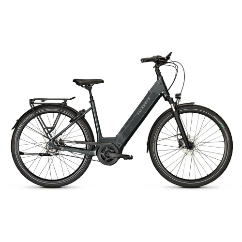 Kalkhoff IMAGE 3 EXCITE FL (500 Wh), 5 Gang Nabenschaltung, Unisexfahrrad, Wave, Modell 2025, 28 Zoll 43 cm diamondblack glossy