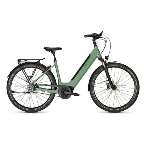 Kalkhoff IMAGE 3 EXCITE RT (500 Wh), 5 Gang Nabenschaltung, Unisexfahrrad, Wave, Modell 2025, 28 Zoll 43 cm mineralgreen matt