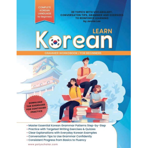 Jennie Lee - Learn Korean Grammer Workbook For Beginners